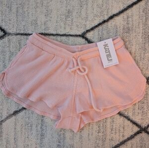 NWT KatieJNYC JUNIOR BRYNN WAFFLE LOUNGE SHORTS